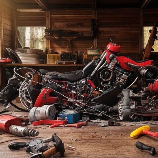 Moto al banco da lavoro